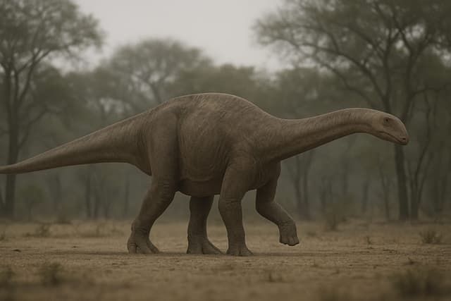 Argentinosaurus : Titanosaure gigantesque au long cou et à la très longue queue