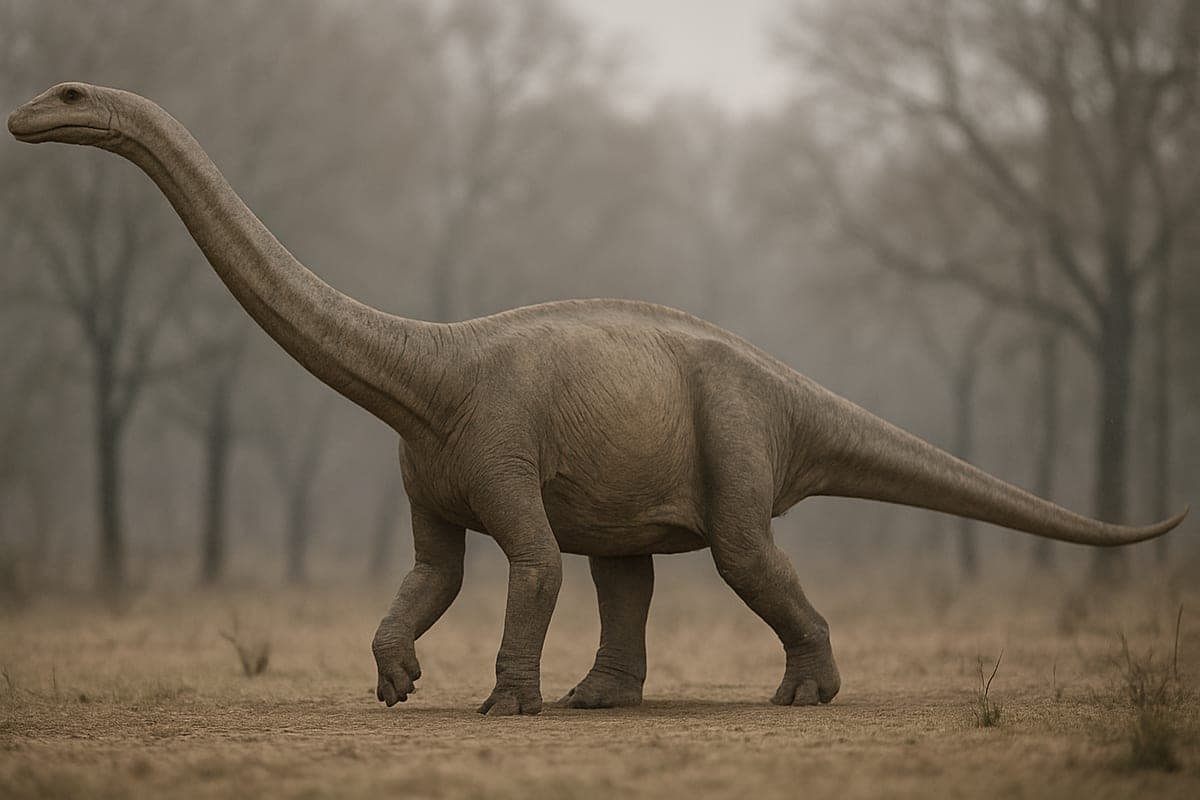 Mamenchisaure : Sauropode géant reconnaissable à son cou extrêmement allongé