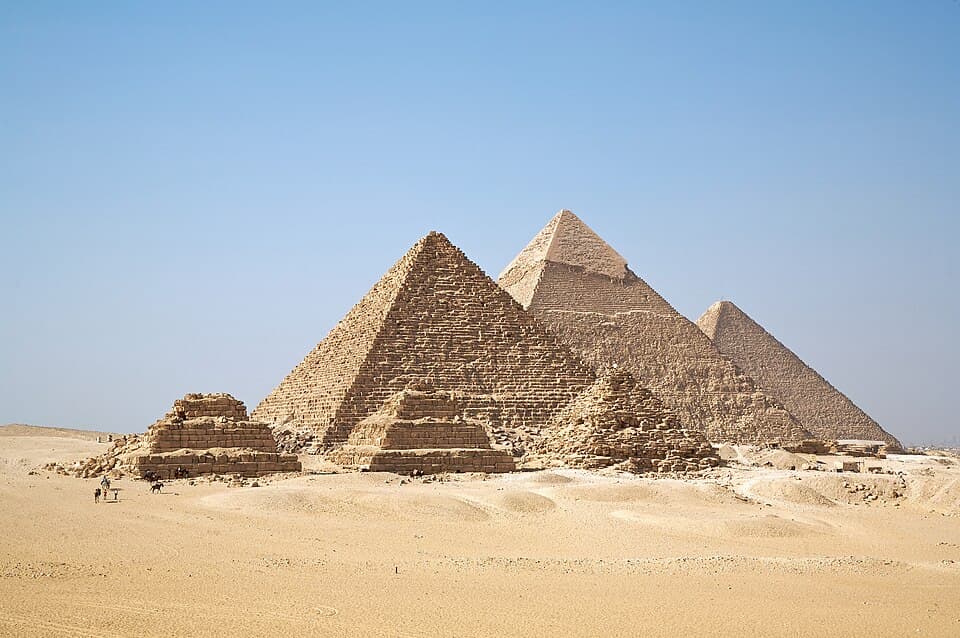 Les pyramides de Gizeh